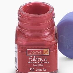 Camel Fabrica Acrylic Pearl colour Cherry Red10ml